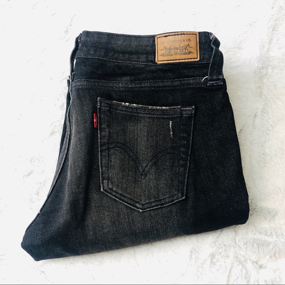 levi skinny black jeans